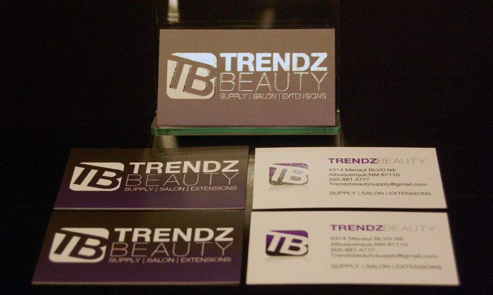 TrendzBeauty-Business Card Design